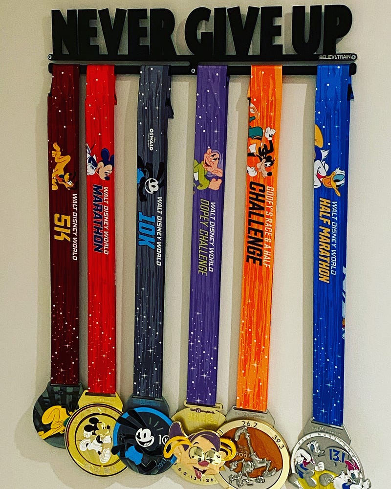 Displaying medals from virtual races