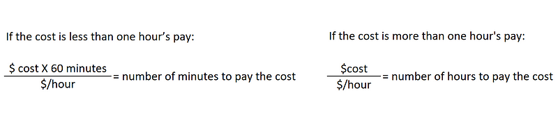 Budgeting Calculation Example