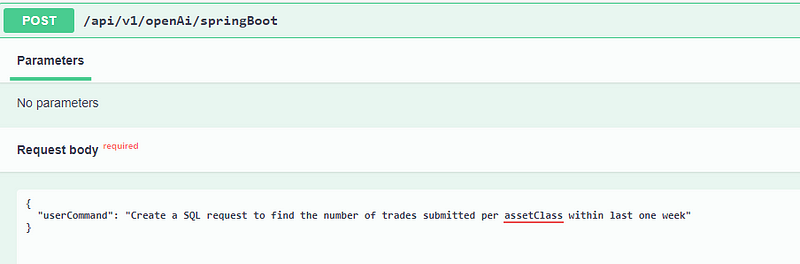 SQL Query Generation Example