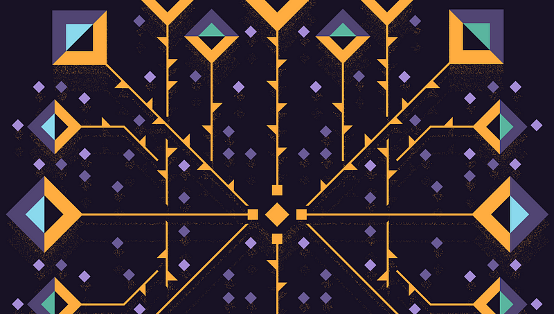 Visualization of a Merkle Tree Structure