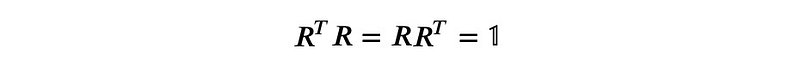 Orthogonality condition