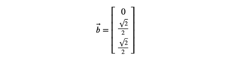 Target vector representation