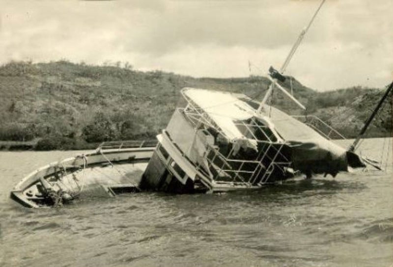 The ghostly remains of the Carroll A. Deering