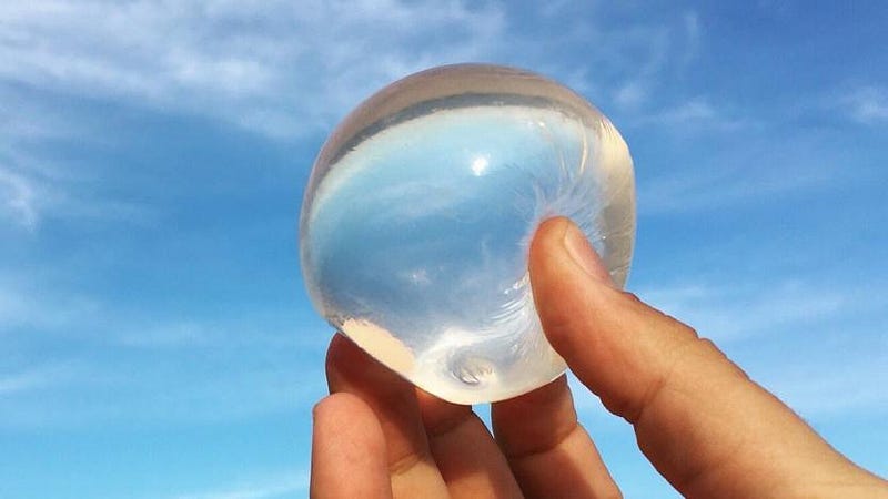 Edible Water Bottle Concept