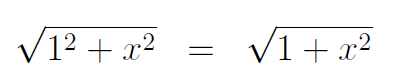 Squaring the cosine value.