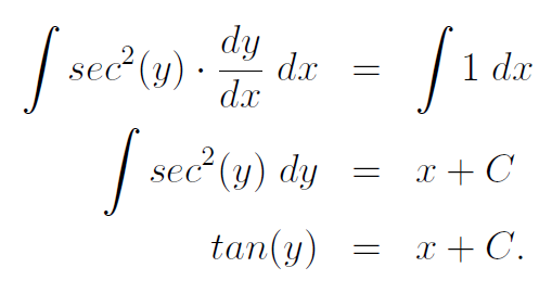 Application of inverse tangent function.