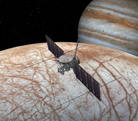 Artist's concept of the Europa Clipper mission