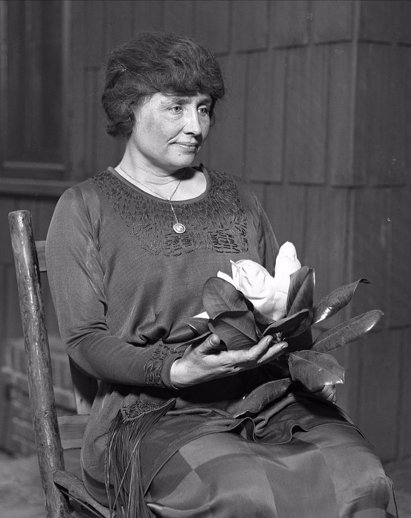 Anne Sullivan teaching Helen Keller