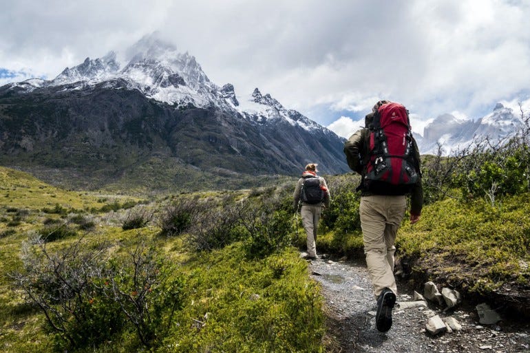 Inspiring hiking views from the author's adventures