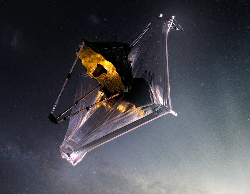 James Webb Space Telescope in action