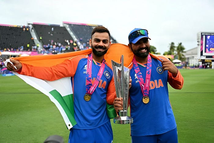 India celebrates their T20 World Cup victory