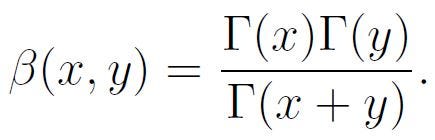 Beta and Gamma Function Relationship