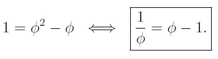 Golden Ratio Relationships