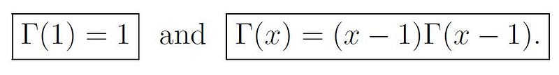 Properties of the Gamma Function