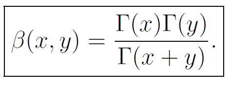 Relationship between Beta and Gamma Functions