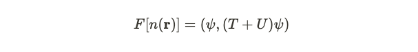 Functional relationships in DFT