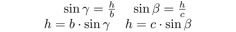 Right triangle with altitudes