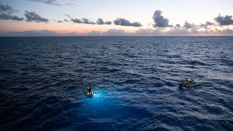 Vescovo preparing for the deep-sea dive